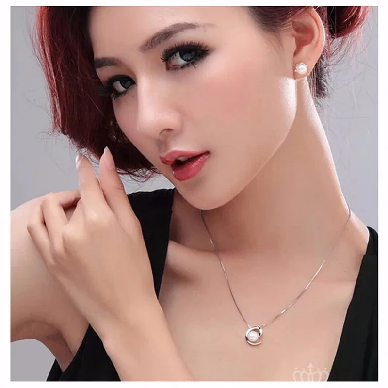 sinya natural freshwater pearls fine jewelry for women earring pendant necklace choker set (6)