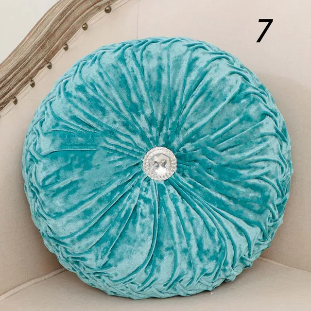 Round Chair Cushion PP Cotton Pumpkin Seat Pad For Patio Home Car