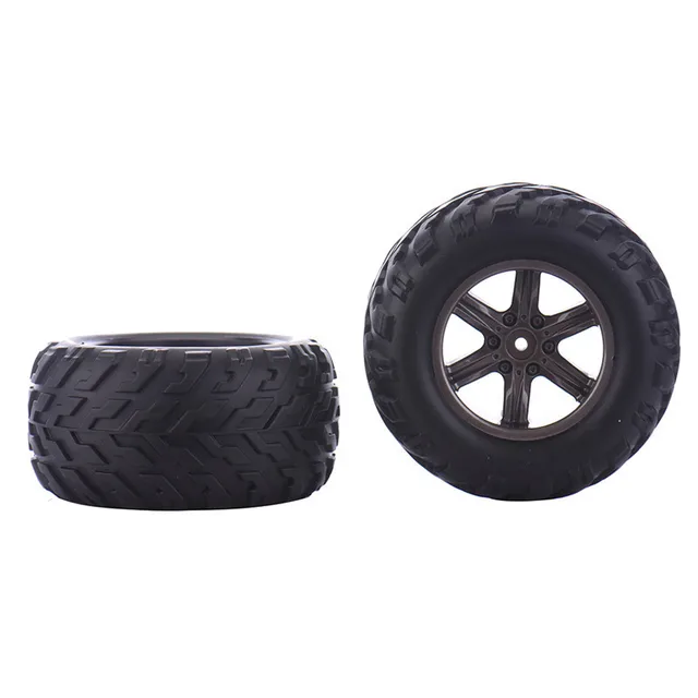 Best Offers 1 Pair of 15-ZJ01 Car Tyres With Sponge Car Parts for S911/9115 RC Car Models Racing RC Car HSP Off Road Monster Truck Wheels