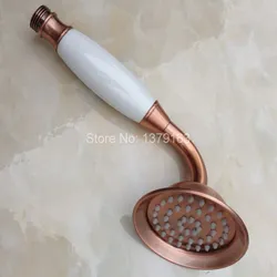 Vintage Red Copper Antique Brass Telephone Shape Hand Spray Handheld Shower head / Bathroom Accessory (Standard 1/2