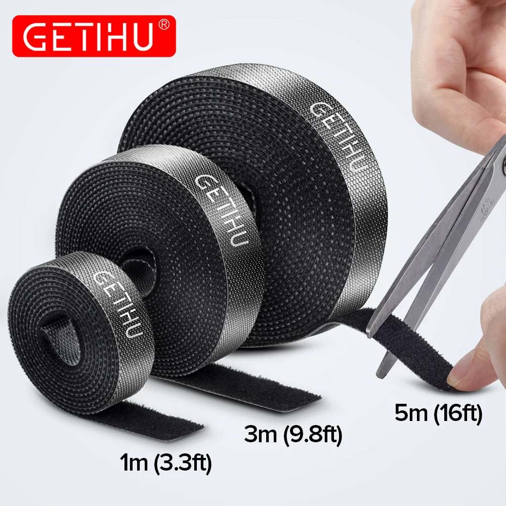 

GETIHU 5m Cable Organizer Wire Winder Earphone Holder HDMI Cable Management Cord Clip Protector For iPhone XS X Micro USB Type C