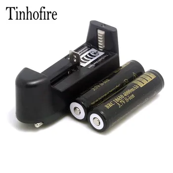 

Tinhofire 2PCS 18650 3.7V Battery and 1PC ALL in one Li-ion Charger