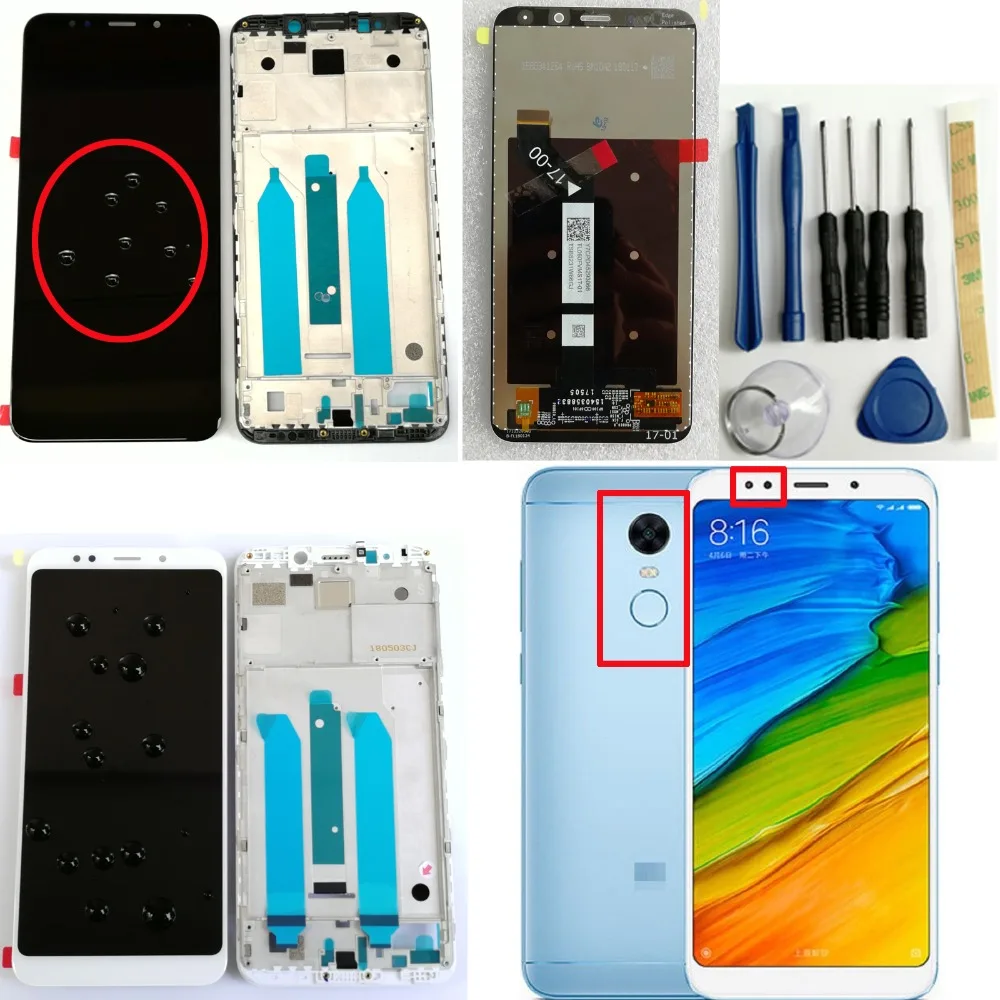 

Shyueda Quality IPS AAA+ for Xiaomi Redmi 5 Plus MEG7 MEI7 MGlobal Version 6" New LCD Display Touch Screen Digitizer With Frame