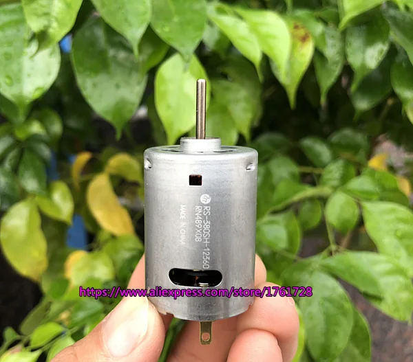 Абсолютно Новый mabuchi 380 DC Мотор 12V ~ 30V RS 380SH 12360 двигатель с угольными щетками для