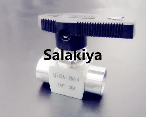 3/" DN20 санитарный проволочный шаровой клапан из нержавеющей стали, внутри проволочный шар, внутренняя резьба SS304