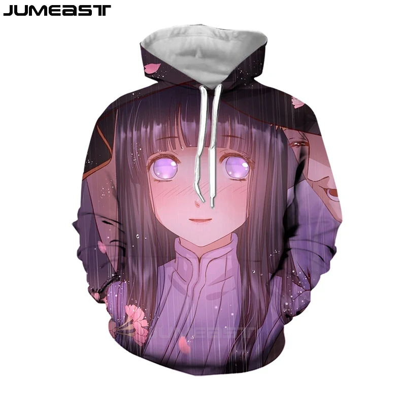 Jumeast бренд для мужчин/для женщин 3D печатных Толстовка мультфильм аниме Наруто с длинным рукавом Мода кепки капюшоном спортивный пуловер Весна Толстовки