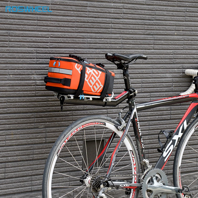 Roswheel велосипедная сумка мужская женская велосипедная сумка на заднее сиденье/сумка через плечо для велоспорта Аксессуары для спорта на открытом воздухе Рюкзак для верховой езды