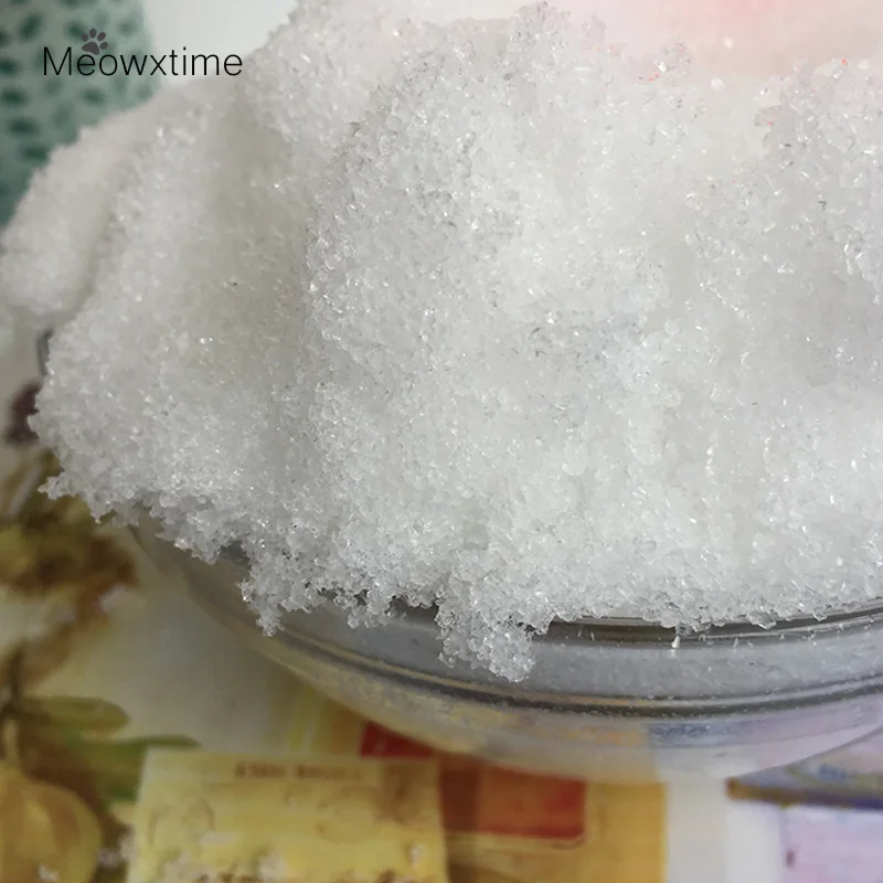 50g/bag Mer Christmas Gift DIY Snowflake Powder Man-made Magic Home Decor Artificial Snow Powder Scene christmas ornaments winter snow decoration