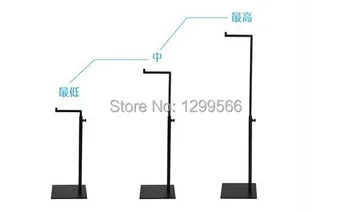 

Free Shipping high-quality Stainless Steel Handbag Display Stand Rack Adjustable Height Bag Display Holder