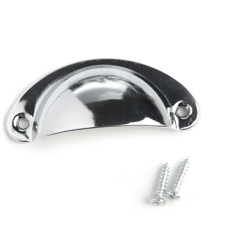 10 Pcs/Set Antique Shell Pull Handle Retro Metal Kitchen Drawer Cabinet Door Cupboard Knob