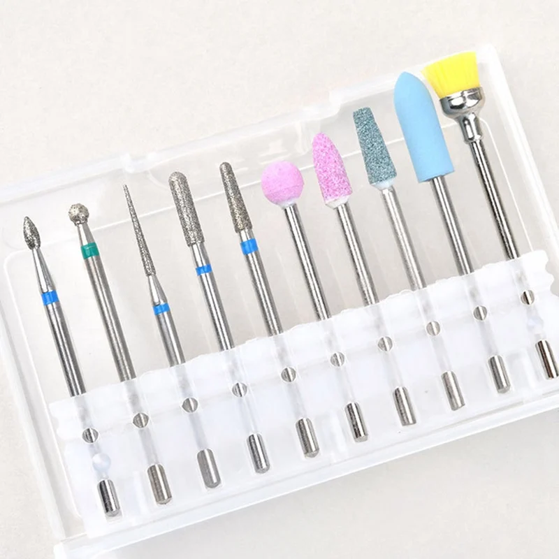 

Nail Drill Bits Set Nail Files for Electric Manicure Machine Rotate Burr Polishing Tools Milling Cutters Manicure Accessory