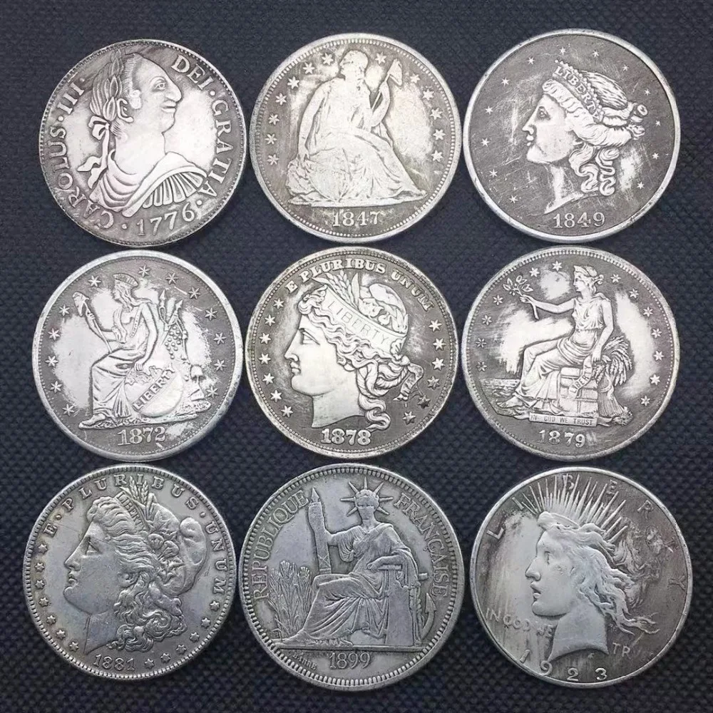 Серебряная монета США Queen Morgan монетные монеты Liberty 1 доллар антикварная медная