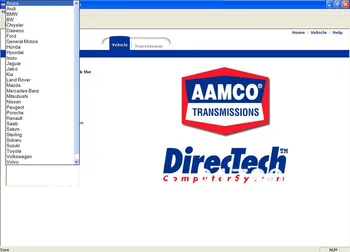 

2006 version Mitchell AAMCO Directech Transmission Manual and Automatic Transmission Car Software