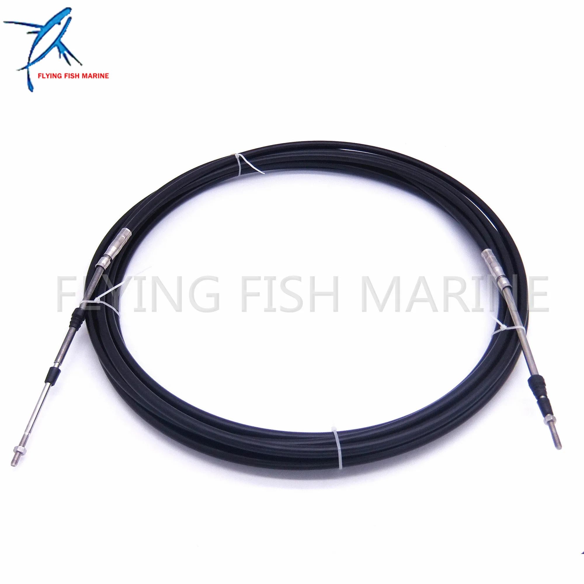 

ABA-CABLE-24-GY Outboard Engine Remote Control Throttle Shift Cable 24FT for Yamaha Boat Motor Steering System 7.31m Blue