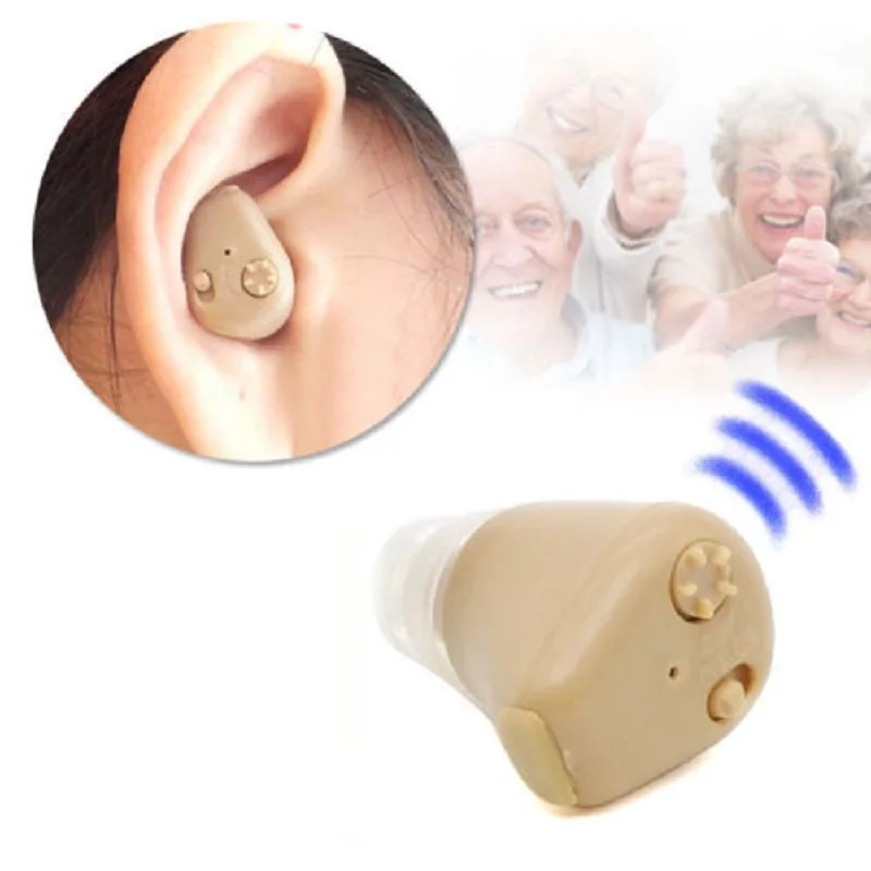 

2Pcs Hearing Aids Rechargeable Sound Amplifier AXON K-88 Aid Adjusted Mini Ear Hear Clear for the Elderly Deaf aparelho auditivo