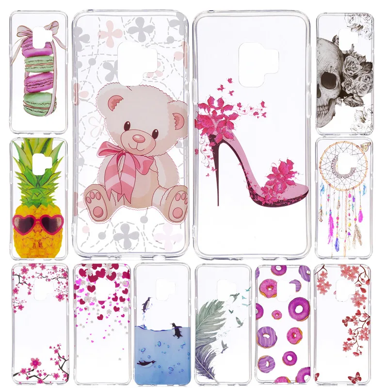 

For Samsung S9 Plus S9Plus Case Anime Animal Transparent Silicone TPU Gel Soft Back Cover Phone Case for Samsung Galaxy S9 Plus
