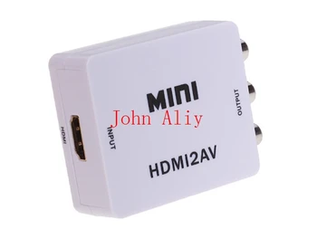 

Useful HDMI Interface Mini HD Video Converter Box HD To AV/CVSB Video NTSC PAL Output HDMI To AV Adapter HDMI2AV 1080P