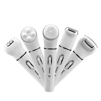 

Multifunctional Facial Cleanser 5 Heads Face Cleansing Devices Women Epilator Lady Shaver Callus Remover Facial Clean Brush 0