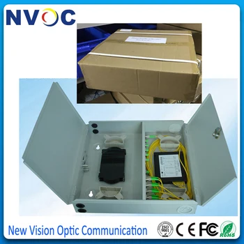 

24core ST,FC Type cold-roll steel Material Indoor Wall-mount FTTH Fiber Optic Terminal Box