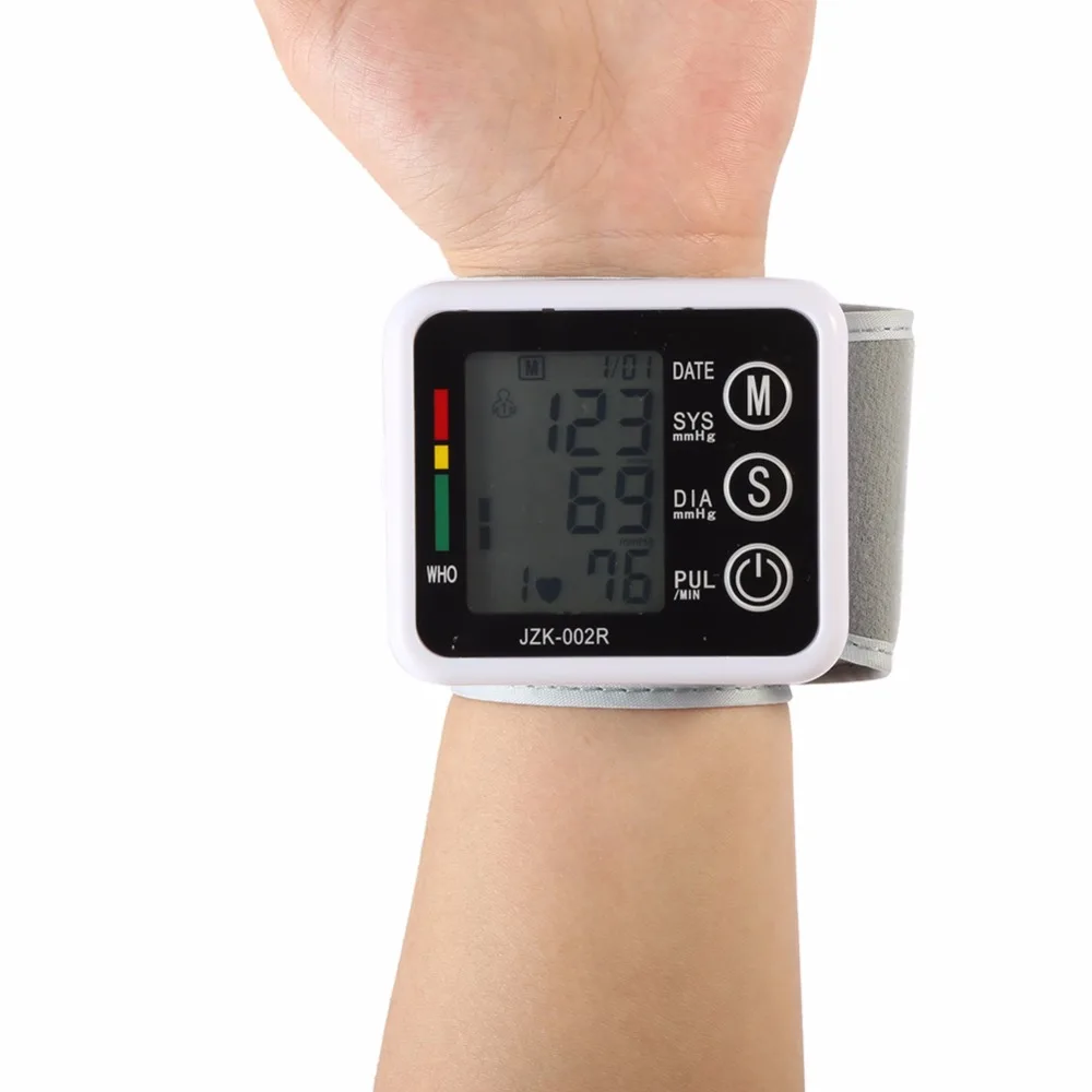 

1pcs Health Care Automatic Digital Wrist Blood Pressure Monitor Meter Cuff Blood Pressure Measurement Health Monitor