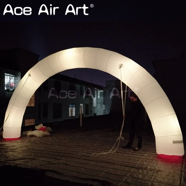 

indoor and outdoor giant led lighting inflatable arch entrance for event party and wedding