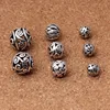 10pcs/lot Handcraft Tibetan Silver Hollow Spacer Beads Flower Heart Designer Zinc Alloy Metal Beads DIY Bracelets Jewelry Make ► Photo 3/4