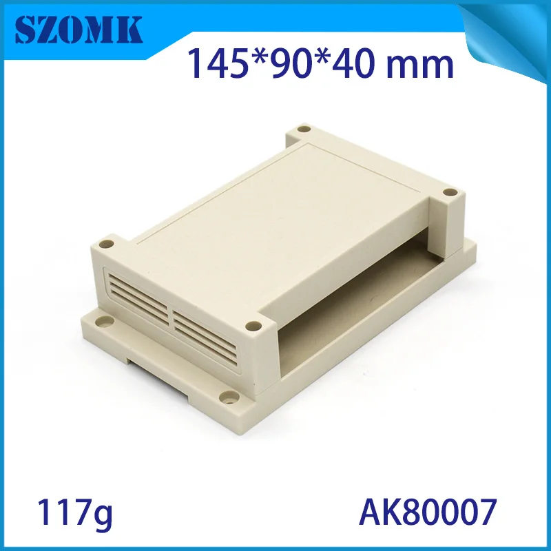 

4 PCS/lot abs plastic din rail electronics box 145x90x40mm electric control box