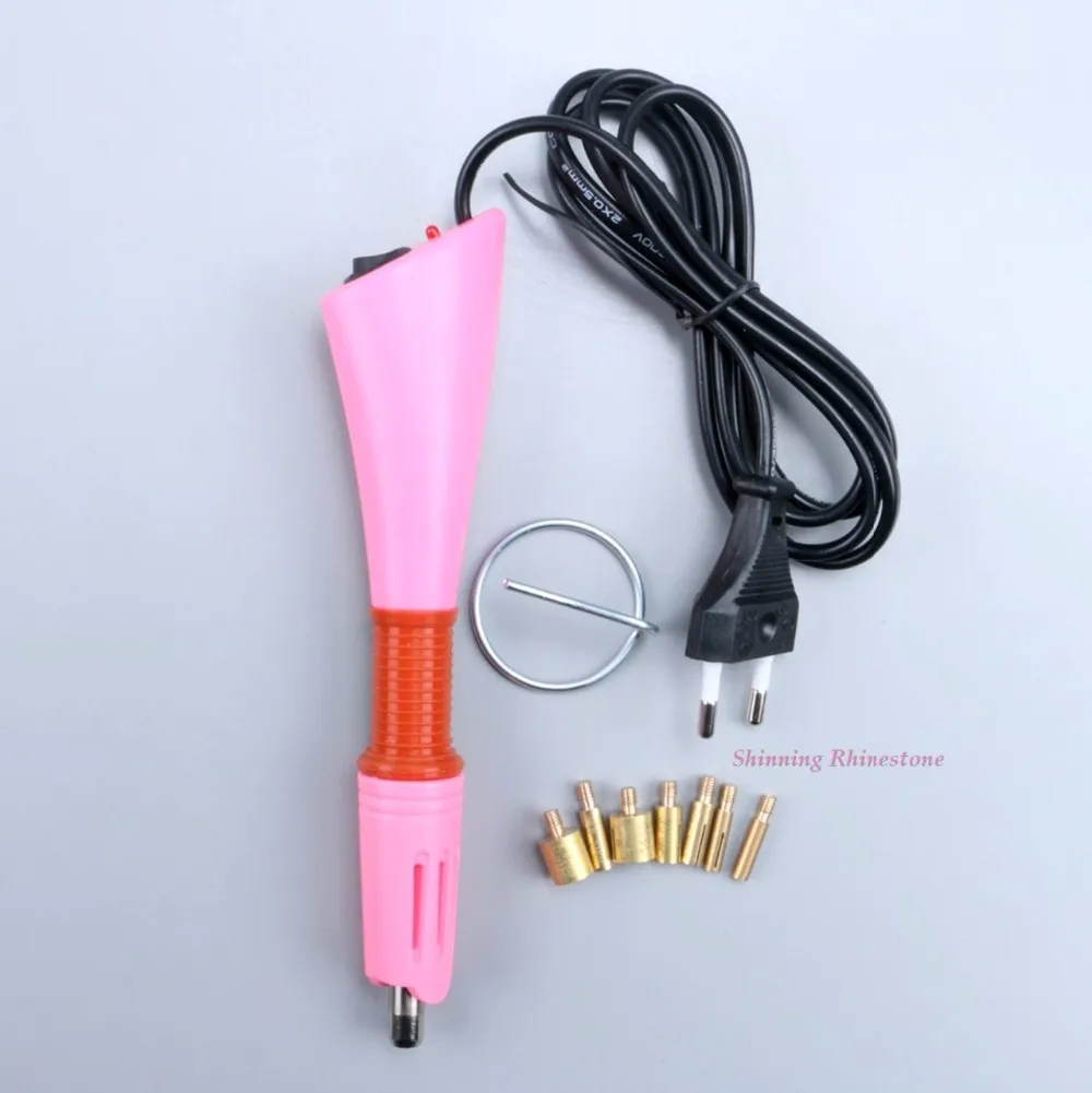 Hot Fix Iron-on Applicator Wand Heat Gun for Rhinestone Crystal Gem To –  Rosebeading Official