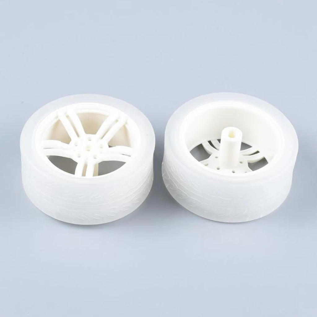 DIY Rubber Plastic Motor Wheel Tyre Tire For Smart Robot Car wheels