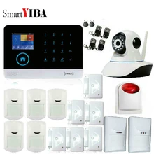 SmartYIBA 3G WIFI Burglar Alarm System Wireless Home Security Alarm System APP Control PET immune PIR
