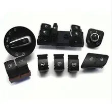 Window headlight mirror lock / unlock tailgate & fuel flap switch for VW Passat b6 3c 2006-2011 35D959903 3C0962125B 5ND959565A