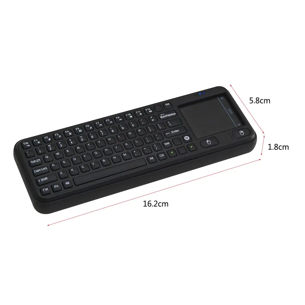 

5pcs New RC8 3-in-1 Mini 2.4G USB Wireless Keyboard Air Fly Mouse Touchpad Remote for Mini PC Android TV Box package Wholesale