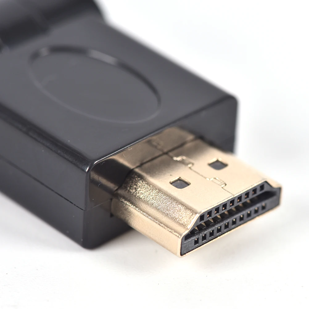 Портативный Micro HDMI папа к Женский 180/360 градусов вращающийся 90 правый угол адаптер