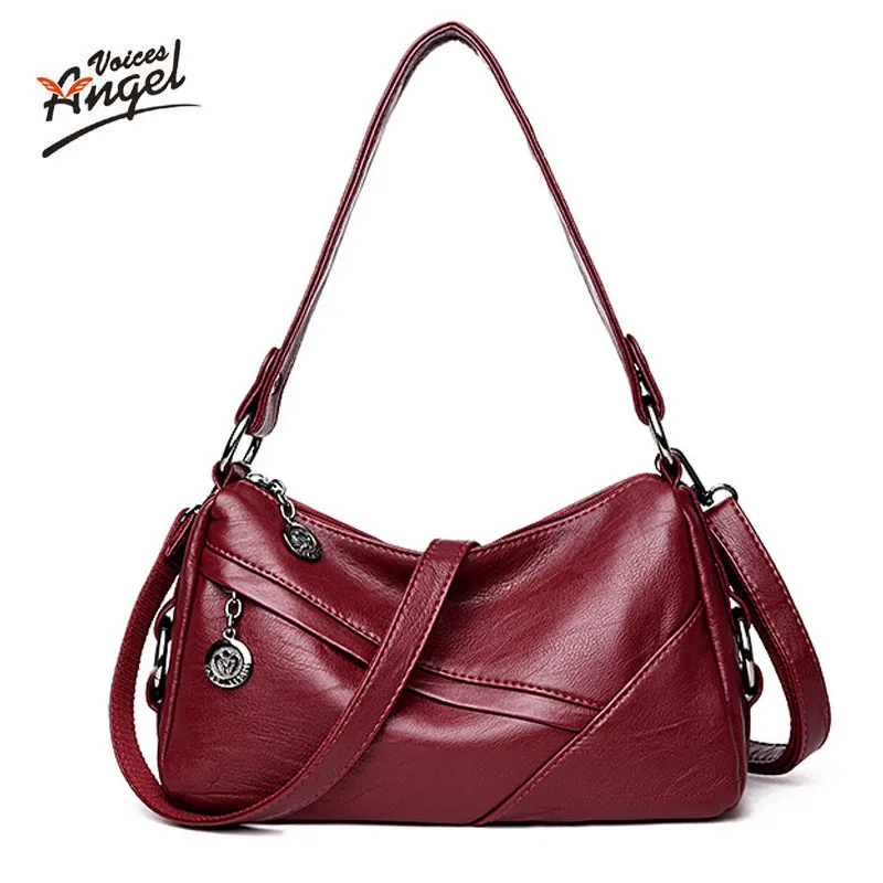 

Angel Voi 2017 Fashion Women Genuine Leather Handbags sheepskin Messenger bags female Crossbody Small Lady lambskin Shoulder Bag