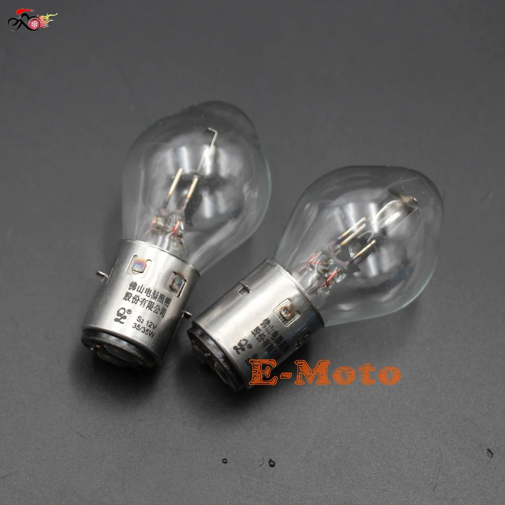 

2X S2 12V 35/35w HEADLIGHT BULB 50 150 250cc CHINESE SCOOTER MOPED MOTORCYCLE ATV GO KARTS UTV new E-Moto