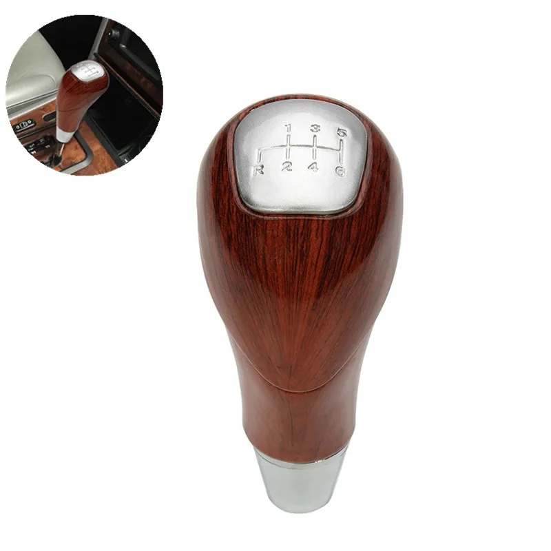 

6 Speed MT Car Gear Shift Knob Head Auto Gear Knob Cover Shifter Lever Stick New For Mercedes for Benz W210/W220/W163/W202/W140