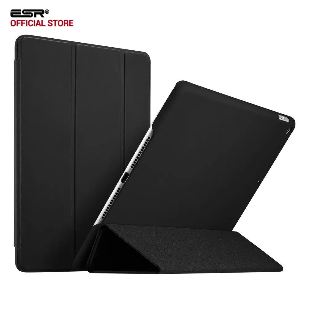 Case For IPad 2017 ESR Rubber Oil Cover PU Leather Ultra Slim Fit Light Weight Smart