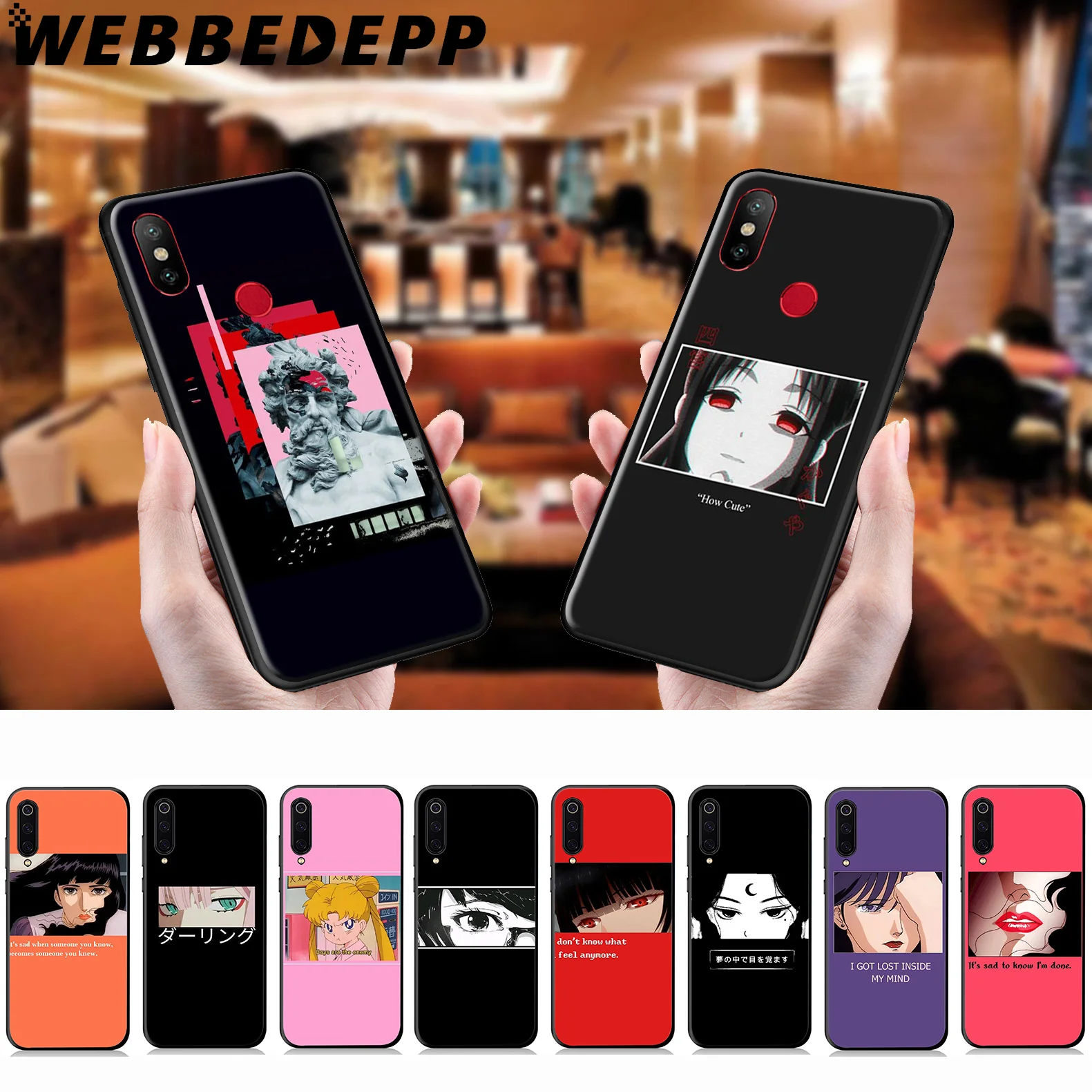 Мягкий чехол WEBBEDEPP для Xiaomi Mi 9T 9 8 SE 6 A1 A2 A3 Lite MiA1 MiA2 MiA3 F1 MAX 3 Mi8 CC9E CC9 |