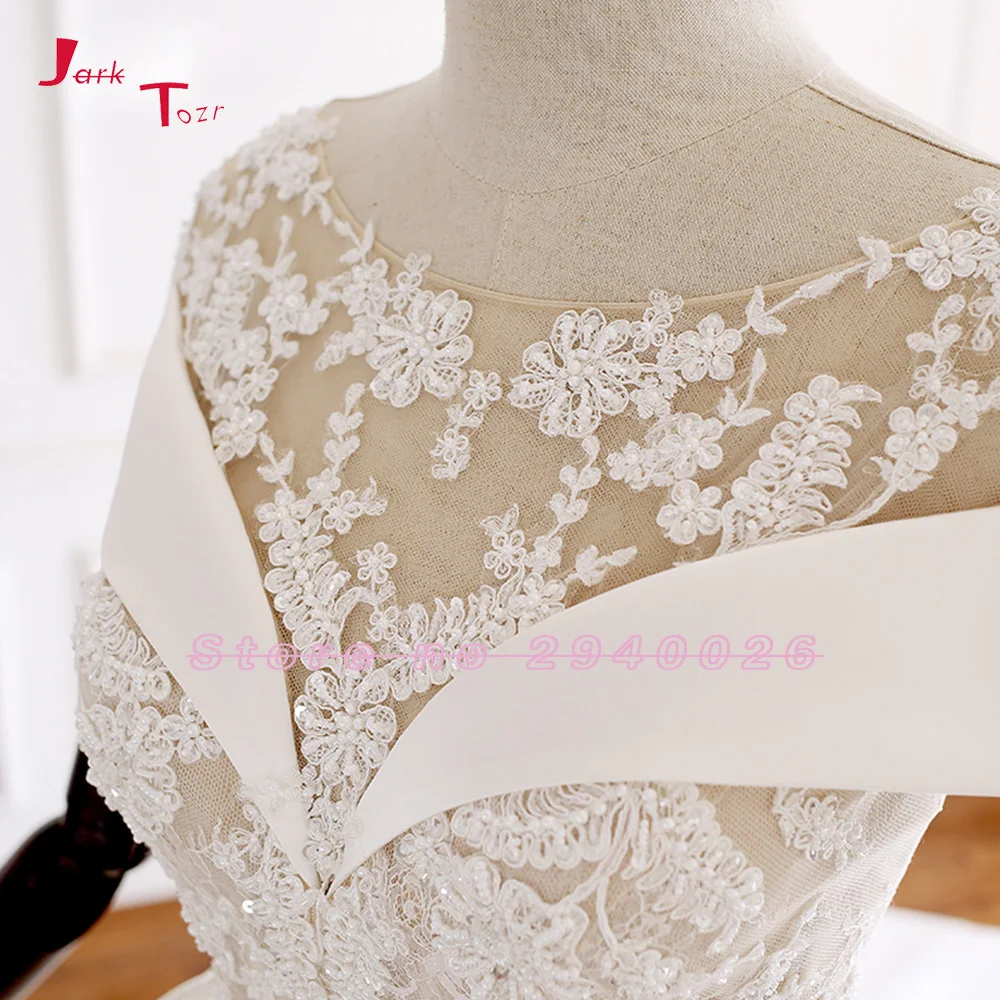 Jark Tozr 2019 Новое поступление Свадебные платья Vestido De Noiva бисер аппликации Франции