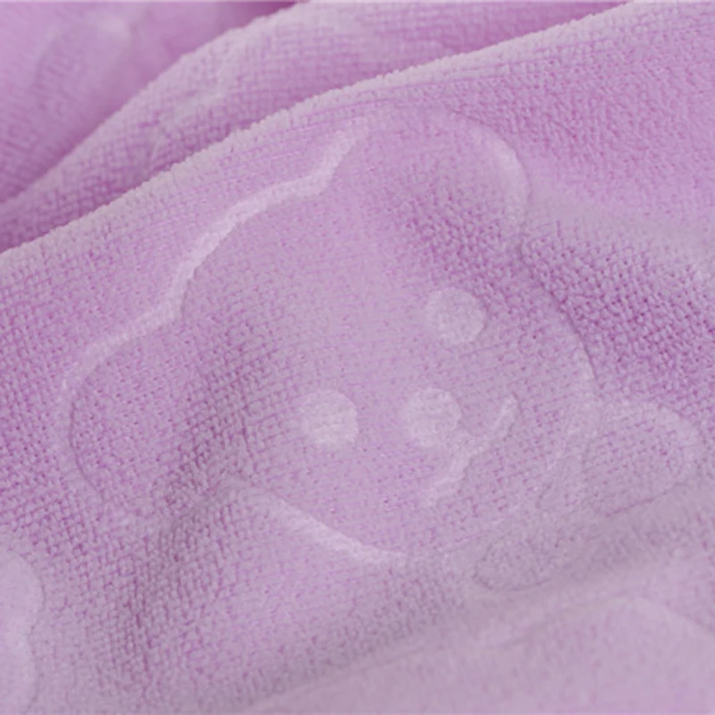 Милый медведь микрофибры ткань Премиум хлопок банные и пляжные полотенца быстросохнущее мягкое ультравпитывающее машинное моющееся экологически чистые полотенца
