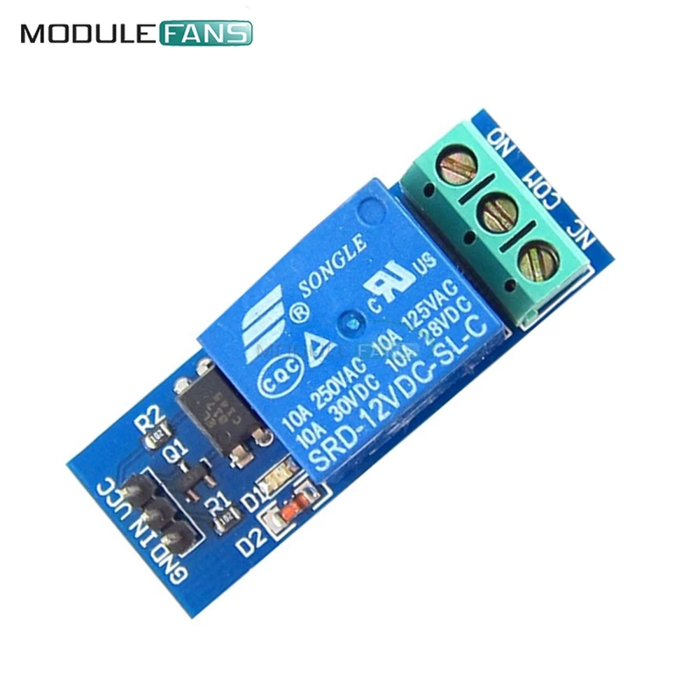 

AC 250V DC 30V 12V 10A One 1 Channel Relay Module Optocouple Board Shield For PIC AVR DSP ARM Arduino EL817 Optical Isolation