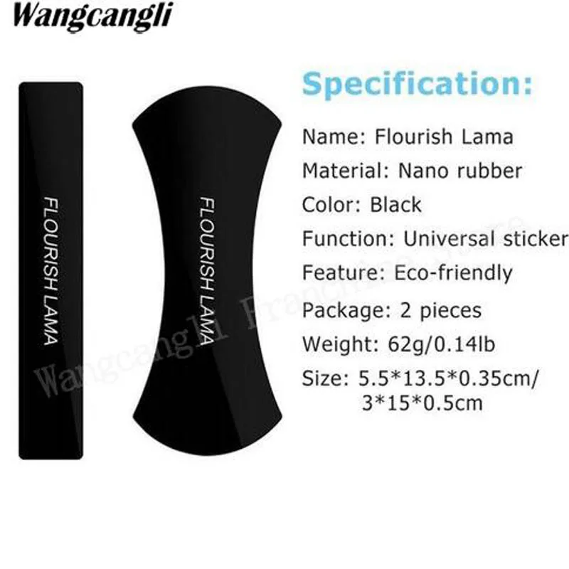 تزدهر wangcangli لاما ماجيك لاما نانو سادة مطاطية صاحب السيارة الهاتف المحمول مجموعات توسيع حامل و ملصقات للهواتف الذكية