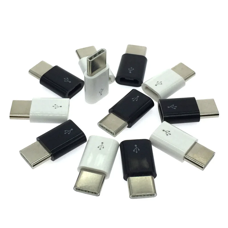 

USB 3.1 Type-C Male to Micro USB Female USB-C Cable Adapter Type C Converter For Macbook Nokia N1 ChromeBook Nexus 6P 10pcs/lot