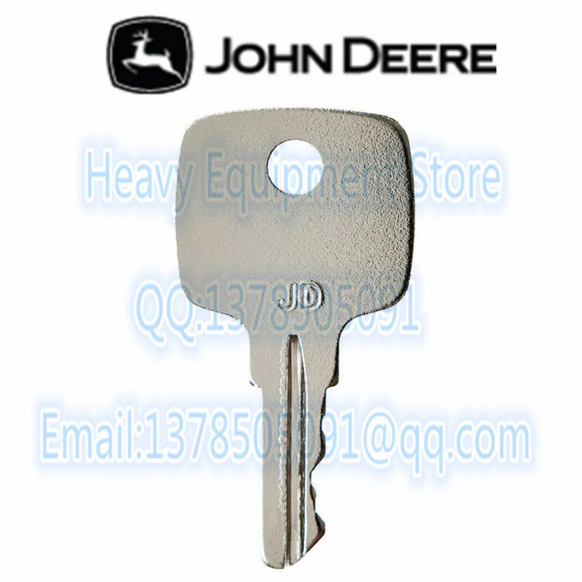 

1PC JD Key For John Deere Multiquip and Indak Equipment Ignition Start Starter AT195302 DAR51481 AR51481 DAT195302