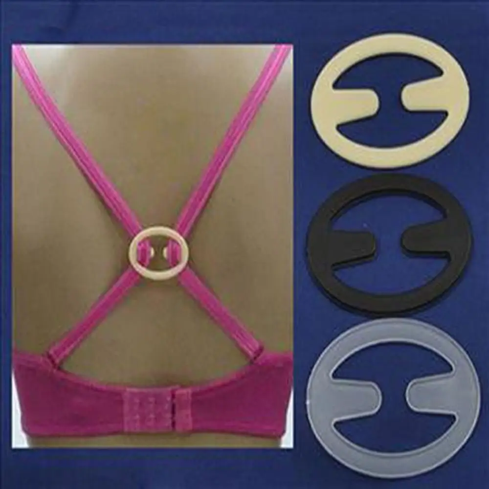 20PC 3 Shape Fashion Sexy Women Bra Buckle Clips Back Strap Holder