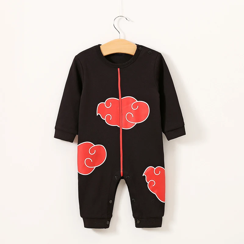 Macacões do Bebê dos Desenhos Roupas da Menina Novo Bebê Macacão Algodão Animados Estilo Naruto Manga Longa Menino 2020 100% 12 do bebê dos desenhos animados estilo naruto