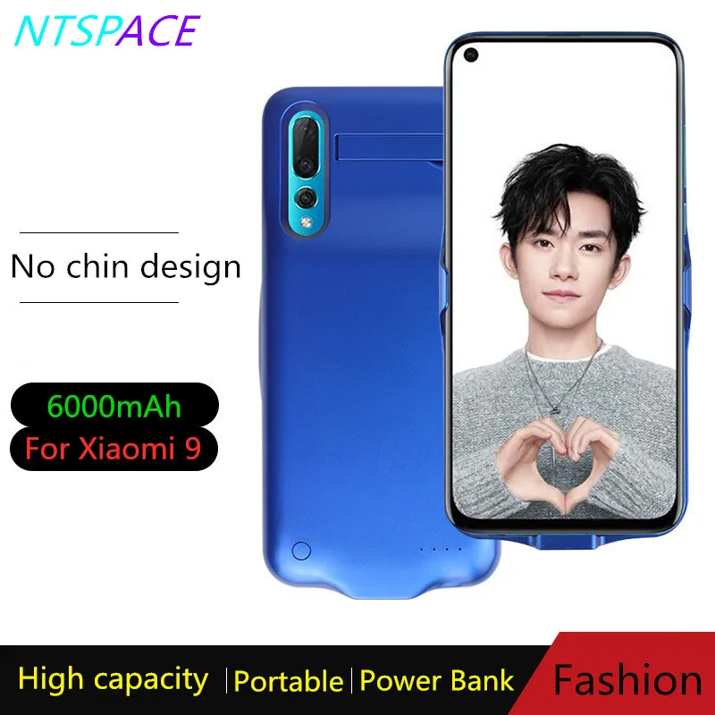 

Battery Charger Case For Xiaomi 9 Portable Battery Charging Case Backup Battery Cover 6000mAh Extended Phone Battery Power Case