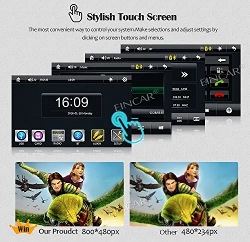 Excellent 2din GPS Navigation Touch Screen Car MP5 Player Autoradio Bluetooth FM Radio Stereo MP5 Headunit 8GB GPS Navigation 3