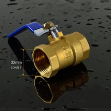 DN25 G " BSP шаровой клапан без штока фитинг трубы латунь длина 60,4 мм