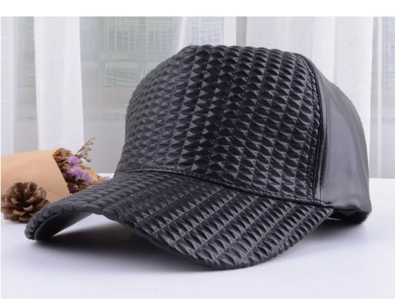  leather mens women baseball cap women men leather red black pink leather cap dad hats for men baseball cap leather woman leather caps men  (7)